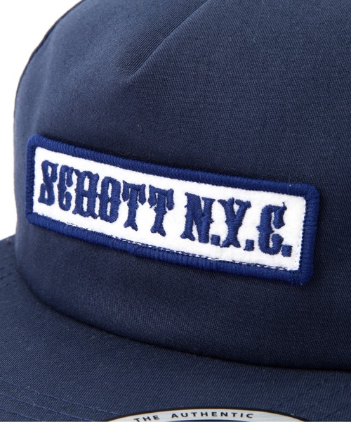 schott（ショット）の「【WEB LIMITED】Schott/ショット/HELL'S LOGO CAP/ヘルズロゴ キャップ（キャップ・メンズ・ブラック/チャコールグレー/ネイビー・FREE）」の7枚目の写真