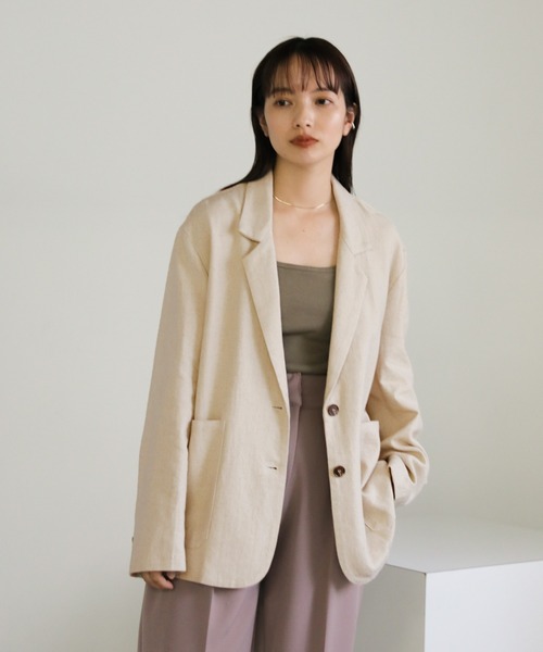 リネンオーバージャケット（その他アウター）｜select MOCA（セレクト