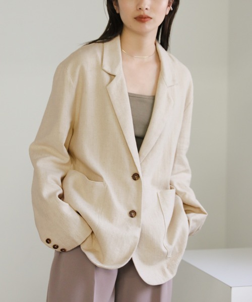 リネンオーバージャケット（その他アウター）｜select MOCA（セレクト