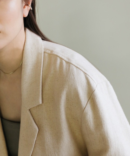 リネンオーバージャケット（その他アウター）｜select MOCA（セレクト