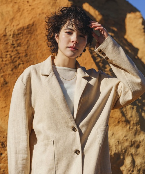 リネンオーバージャケット（その他アウター）｜select MOCA（セレクト