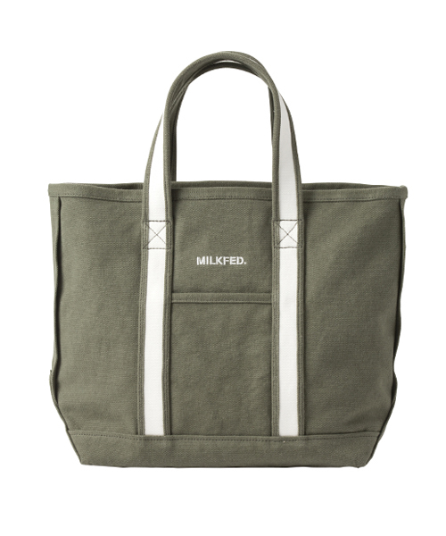MILKFED.（ミルクフェド）の「CANVAS TOTE BAG　（トートバッグ/キャンバス）（トートバッグ・レディース・ホワイト/ブラック/オリーブ・ONE SIZE）」の3枚目の写真