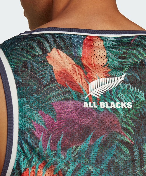 オールブラックス タンクトップセットアップ　上下Mサイズ adidas（アディダス）の「オールブラックス ラグビー ライフ
