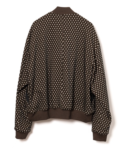 TAUPE（トープ）の「TAUPE/トープ/Diamond Pattern Bomber Jacket（ブルゾン・メンズ・オレンジ/ブラック・1/2）」の14枚目の写真