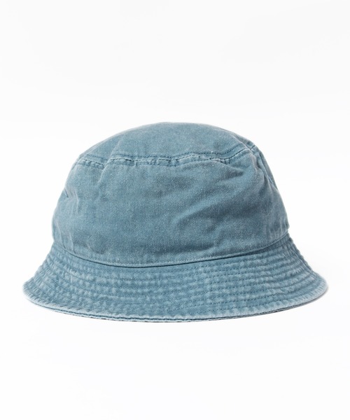 OLD STUSSY バケットハット 水色 90s OLD STUSSY Stock Logo Cotton Bucket Hat 水色 L/XL 紺タグ