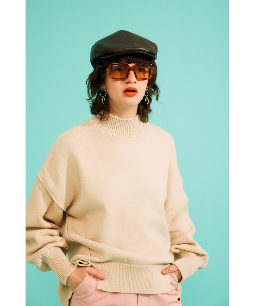 SLY（スライ）の「70's SQUARE SUNGLASSES セブンティーズ スクエア サングラス（メガネ・レディース・ブラック/マルチ・FREE）」の20枚目の写真