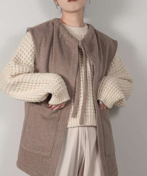 ニット/セーター lawgy     waffle knit lawgy（ラウジー）の「waffle design knit tops（ニット/セーター
