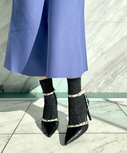 ESPERANZA(エスペランサ)の「◆シングルストラップスタッズヒールパンプス(パンプス・レディース・アイボリー系8/ブラック系8/グレー系4/ベージュ系8・24.0cm/24.5cm/25.0cm/21.5cm/22.0cm/22.5cm/23.0cm/23.5cm)」の16枚目の写真