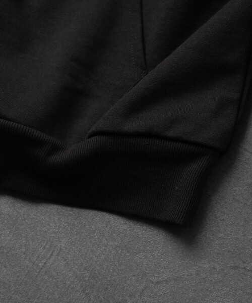 TOWNCRAFT（タウンクラフト）の「TOWN CRAFT/タウンクラフト 別注 ハーフジップパーカー/フーディー（パーカー・メンズ・チャコールグレー/オフホワイト/オリーブ/イエロー/ネイビー・MEDIUM/LARGE）」の14枚目の写真