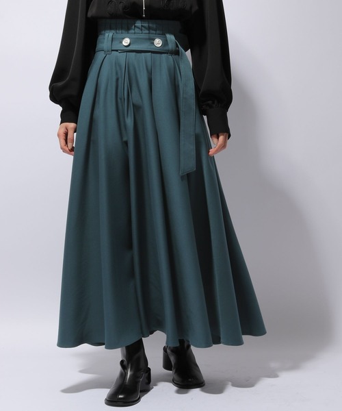 HARE（ハレ）の「ハイウエストタックフレアスカート(HARE