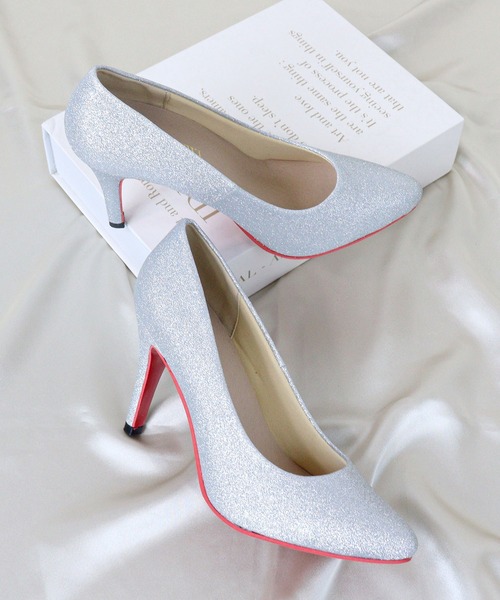 LibertyDoll(リバティードール)の「LibertyDoll/ポインテッドトゥ9.5cmピンヒールレッドソールパンプス(1114/1114-SA)(パンプス・レディース・ブラック系その他2/ブラック系その他/ブラック/ゴールド/シルバー/ブラック系その他3・S/3L/LL/SS/M/L)」の5枚目の写真