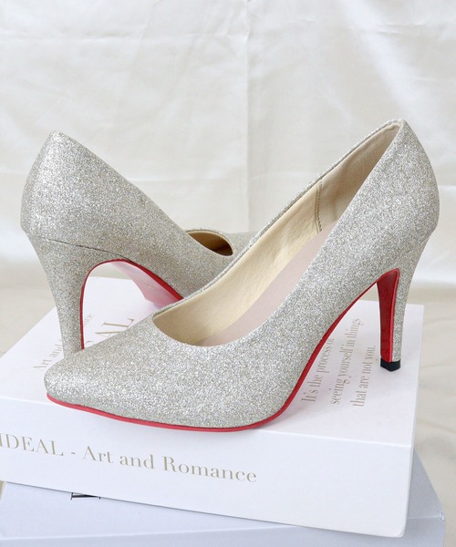 LibertyDoll(リバティードール)の「LibertyDoll/ポインテッドトゥ9.5cmピンヒールレッドソールパンプス(1114/1114-SA)(パンプス・レディース・ブラック系その他2/ブラック系その他/ブラック/ゴールド/シルバー/ブラック系その他3・S/3L/LL/SS/M/L)」の6枚目の写真