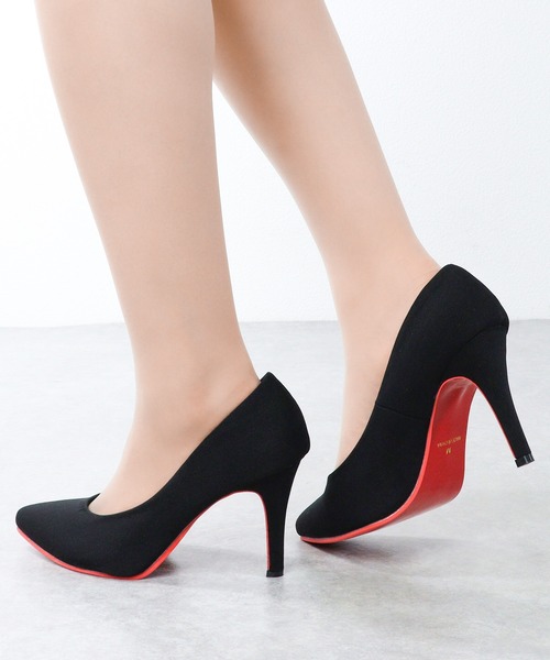 LibertyDoll(リバティードール)の「LibertyDoll/ポインテッドトゥ9.5cmピンヒールレッドソールパンプス(1114/1114-SA)(パンプス・レディース・ブラック系その他2/ブラック系その他/ブラック/ゴールド/シルバー/ブラック系その他3・S/3L/LL/SS/M/L)」の11枚目の写真