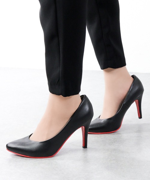 LibertyDoll(リバティードール)の「LibertyDoll/ポインテッドトゥ9.5cmピンヒールレッドソールパンプス(1114/1114-SA)(パンプス・レディース・ブラック系その他2/ブラック系その他/ブラック/ゴールド/シルバー/ブラック系その他3・S/3L/LL/SS/M/L)」の10枚目の写真
