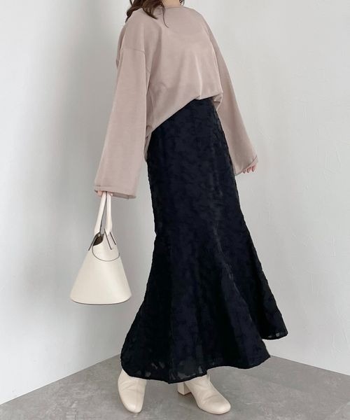 mysty woman(ミスティウーマン)の「【復刻!/WEB限定アイテム】ソルベシアーニット 190297(ニット/セーター・レディース・ブラック系その他/ピンク系その他/ホワイト系その他/ベージュ系その他/パープル系その他/グリーン系その他/ブルー系その他/レモンイエロー・FREE)」の10枚目の写真