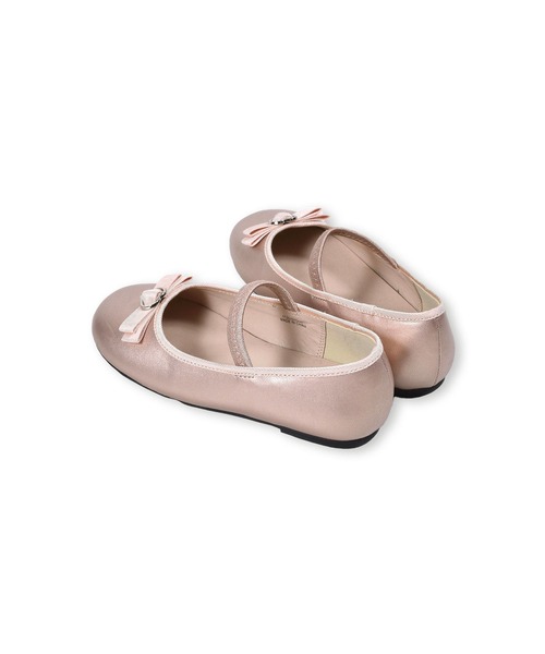 BeBe（ベベ）の「BeBe/リボン 付き 合皮 バレエシューズ (16~20cm)（バレエシューズ・キッズ・レッド/ベージュ・20/19/18/17/16）」の10枚目の写真