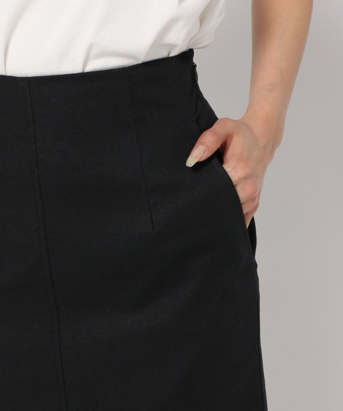 LOWRYS FARM(ローリーズファーム)の「アサコンハイウエストタイトスカート(スカート・レディース・ダークブラウン/セージグリーン/ブラック/マスタード/ネイビー・マルチサイズ)」の9枚目の写真