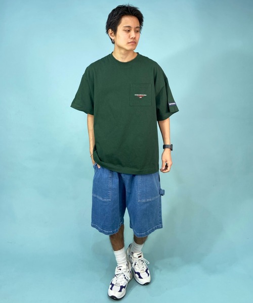 DC(ディーシー)の「DC/ディーシー スーパーワイド デニム ハーフパンツ/ペインターショーツ 無地 デニムハーフパンツ DWS231030(その他パンツ・メンズ・ネイビー/ブラック・XL/L/M)」の10枚目の写真