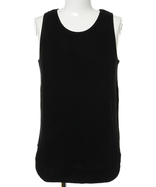 CIAOPANIC（チャオパニック）の「【Ciaopanic】　サーマルロングタンクトップ（タンクトップ・メンズ・ネイビー/グレー/ホワイト/ブラック・MEDIUM/LARGE）」の2枚目の写真