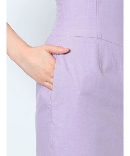 LAGUNAMOON(ラグナムーン)の「カラーハイウエストIラインスカート(スカート・レディース・ネイビー/ラベンダー/グリーン・SMALL/MEDIUM)」の6枚目の写真