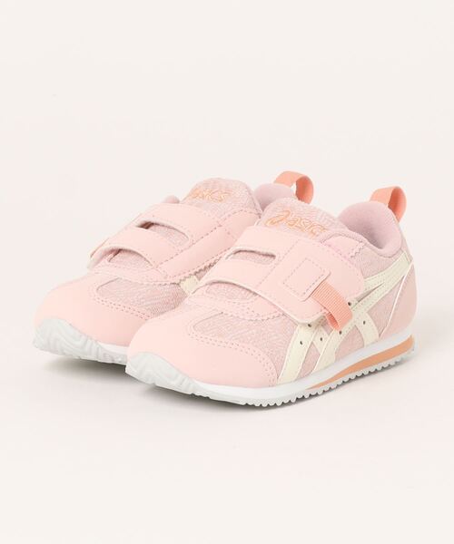 ASICS（アシックス）の「asics SUKU2 アシックス スクスク IDAHO MINI RP キッズスニーカー(アイダホミニRP) 1144A288（スニーカー・キッズ・ホワイト/ピンク/カーキ・16.5cm/17.0cm/19.5cm/20.0cm/16.0cm/17.5cm/18.5cm/19.0cm/18.0cm）」の3枚目の写真