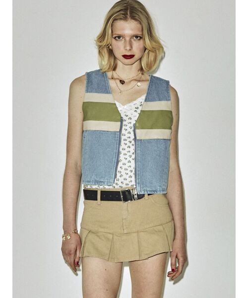 jouetie（ジュエティ）の「レーシングベスト（ベスト・レディース・ブラック/ブルー/クリア・MEDIUM）」の7枚目の写真