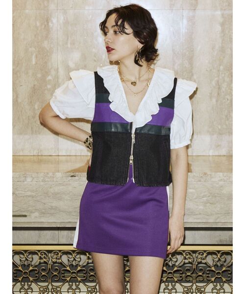 jouetie（ジュエティ）の「レーシングベスト（ベスト・レディース・ブラック/ブルー/クリア・MEDIUM）」の13枚目の写真