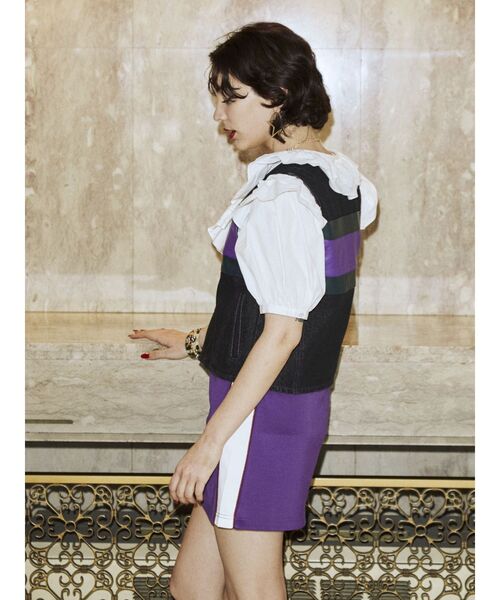 jouetie（ジュエティ）の「レーシングベスト（ベスト・レディース・ブラック/ブルー/クリア・MEDIUM）」の14枚目の写真