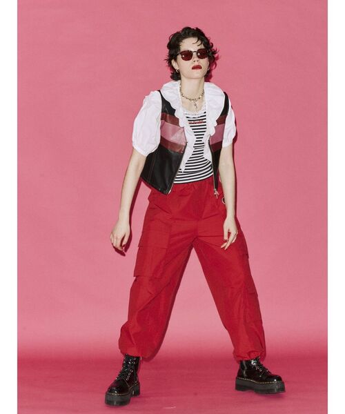 jouetie（ジュエティ）の「レーシングベスト（ベスト・レディース・ブラック/ブルー/クリア・MEDIUM）」の21枚目の写真