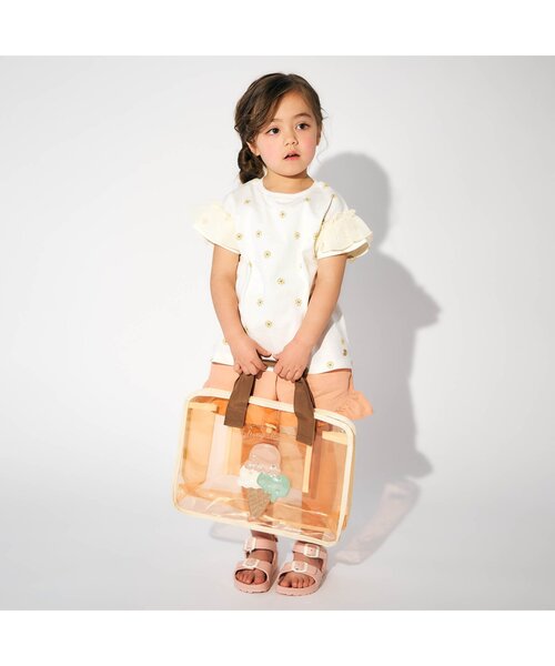 apres les cours（アプレレクール）の「モチーフスイムバック（スイムグッズ・キッズ・サックスブルー/オレンジ/グリーン・FREE）」の4枚目の写真