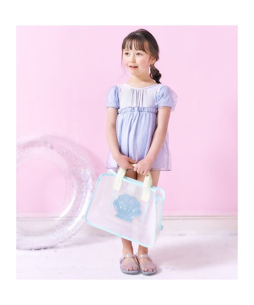 apres les cours（アプレレクール）の「モチーフスイムバック（スイムグッズ・キッズ・サックスブルー/オレンジ/グリーン・FREE）」の5枚目の写真