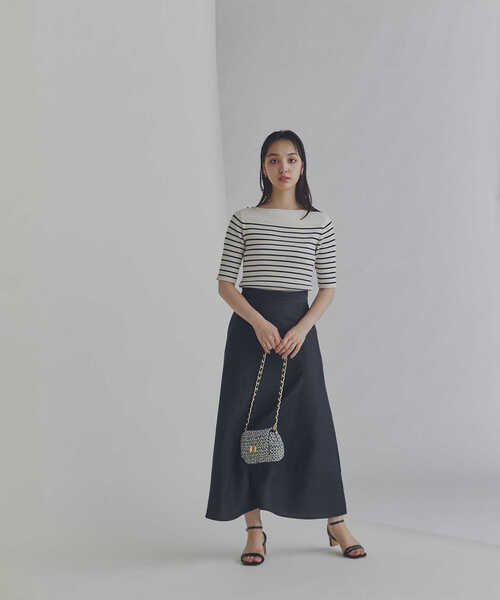 NATURAL BEAUTY BASIC(ナチュラルビューティーベーシック)の「◇<ベーシックリブシリーズ>ショルダーボタン(ニット/セーター・レディース・レッド/ホワイト系その他/ブラック/オフホワイト・FREE)」の18枚目の写真