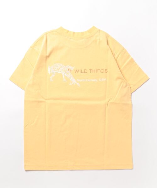 WILD THINGS(ワイルドシングス)の「WILD CAT T(Tシャツ/カットソー・レディース・カーキ/イエロー/ホワイト/ブラック/ブルー・FREE)」の12枚目の写真