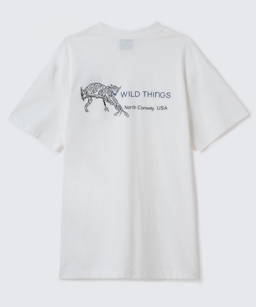 WILD THINGS(ワイルドシングス)の「WILD CAT T(Tシャツ/カットソー・レディース・カーキ/イエロー/ホワイト/ブラック/ブルー・FREE)」の2枚目の写真