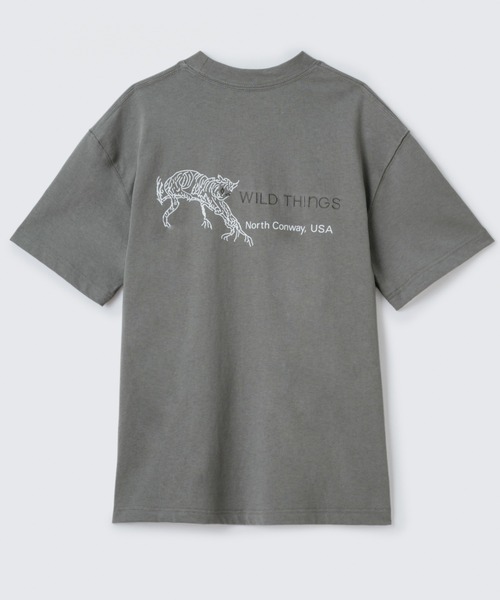 WILD THINGS(ワイルドシングス)の「WILD CAT T(Tシャツ/カットソー・レディース・カーキ/イエロー/ホワイト/ブラック/ブルー・FREE)」の4枚目の写真