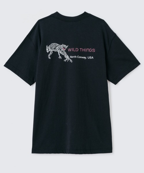 WILD THINGS(ワイルドシングス)の「WILD CAT T(Tシャツ/カットソー・レディース・カーキ/イエロー/ホワイト/ブラック/ブルー・FREE)」の3枚目の写真