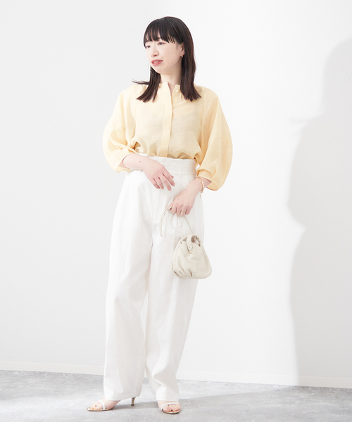 ジャーナルスタンダードレサージュ銀座店購入“bymarie”シルクブラウス