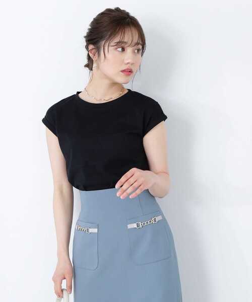 PROPORTION BODY DRESSING（プロポーションボディドレッシング）の「ベーシックカットソー / 1213160502（Tシャツ/カットソー・レディース・ホワイト/ブラック/ピンク/カーキ・FREE）」の6枚目の写真