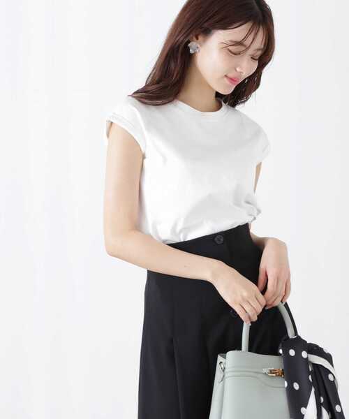 PROPORTION BODY DRESSING（プロポーションボディドレッシング）の「ベーシックカットソー / 1213160502（Tシャツ/カットソー・レディース・ホワイト/ブラック/ピンク/カーキ・FREE）」の11枚目の写真