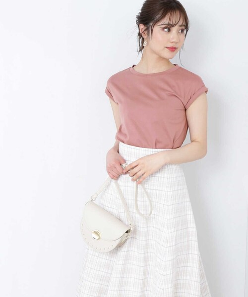 PROPORTION BODY DRESSING（プロポーションボディドレッシング）の「ベーシックカットソー / 1213160502（Tシャツ/カットソー・レディース・ホワイト/ブラック/ピンク/カーキ・FREE）」の19枚目の写真