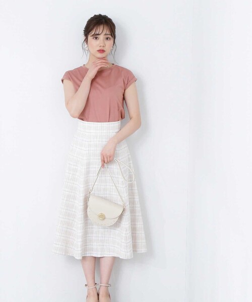 PROPORTION BODY DRESSING（プロポーションボディドレッシング）の「ベーシックカットソー / 1213160502（Tシャツ/カットソー・レディース・ホワイト/ブラック/ピンク/カーキ・FREE）」の21枚目の写真