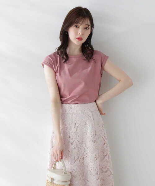 PROPORTION BODY DRESSING（プロポーションボディドレッシング）の「ベーシックカットソー / 1213160502（Tシャツ/カットソー・レディース・ホワイト/ブラック/ピンク/カーキ・FREE）」の22枚目の写真