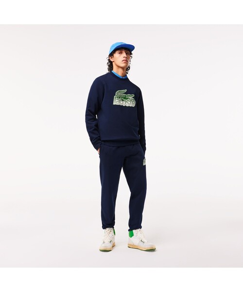 LACOSTE(ラコステ)の「ニューグラフィックプリントスウェットトラックパンツ(その他パンツ・メンズ・ネイビー・3/4/2/5)」の8枚目の写真