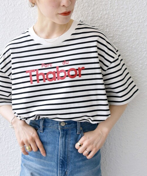 SHIPS any(シップス エニィ)の「SHIPS any:〈洗濯機可能〉スーベニア ロゴ ビッグ TEE(Tシャツ/カットソー・レディース・ベージュ/ホワイト/チャコールグレー/その他・ONE SIZE)」の4枚目の写真