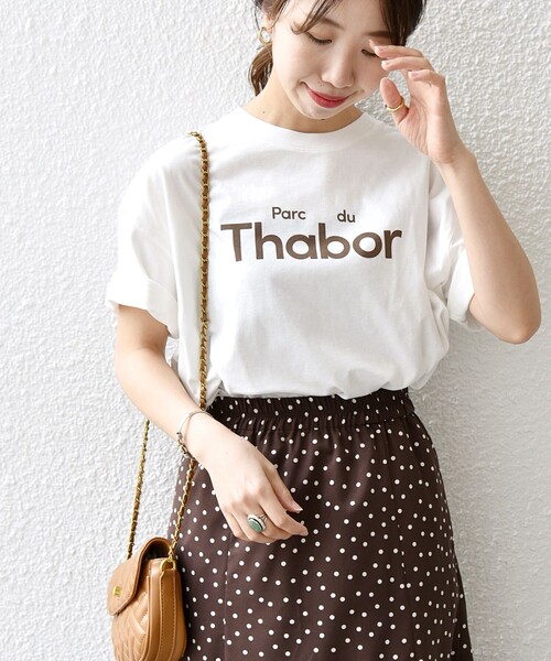 SHIPS any(シップス エニィ)の「SHIPS any:〈洗濯機可能〉スーベニア ロゴ ビッグ TEE(Tシャツ/カットソー・レディース・ベージュ/ホワイト/チャコールグレー/その他・ONE SIZE)」の5枚目の写真