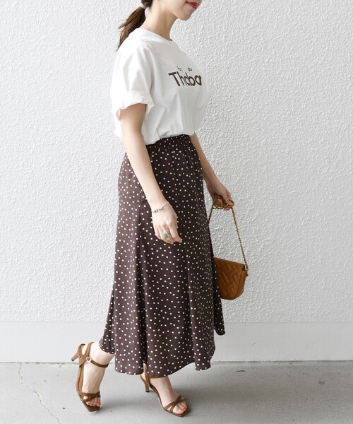 SHIPS any(シップス エニィ)の「SHIPS any:〈洗濯機可能〉スーベニア ロゴ ビッグ TEE(Tシャツ/カットソー・レディース・ベージュ/ホワイト/チャコールグレー/その他・ONE SIZE)」の7枚目の写真