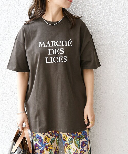 SHIPS any(シップス エニィ)の「SHIPS any:〈洗濯機可能〉スーベニア ロゴ ビッグ TEE(Tシャツ/カットソー・レディース・ベージュ/ホワイト/チャコールグレー/その他・ONE SIZE)」の10枚目の写真