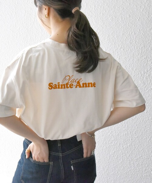 SHIPS any(シップス エニィ)の「SHIPS any:〈洗濯機可能〉スーベニア ロゴ ビッグ TEE(Tシャツ/カットソー・レディース・ベージュ/ホワイト/チャコールグレー/その他・ONE SIZE)」の13枚目の写真