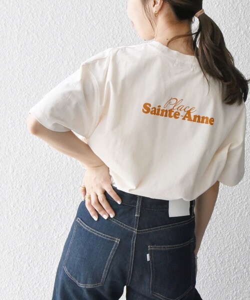 SHIPS any(シップス エニィ)の「SHIPS any:〈洗濯機可能〉スーベニア ロゴ ビッグ TEE(Tシャツ/カットソー・レディース・ベージュ/ホワイト/チャコールグレー/その他・ONE SIZE)」の14枚目の写真