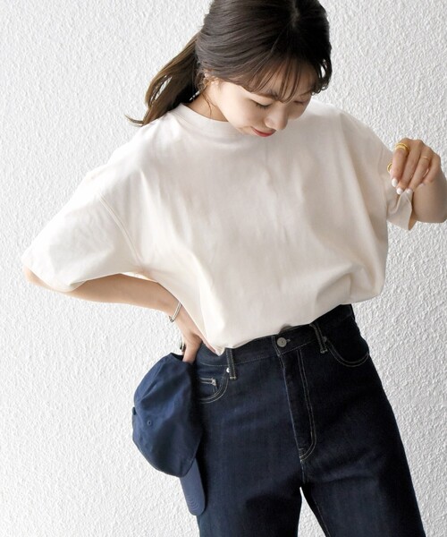 SHIPS any(シップス エニィ)の「SHIPS any:〈洗濯機可能〉スーベニア ロゴ ビッグ TEE(Tシャツ/カットソー・レディース・ベージュ/ホワイト/チャコールグレー/その他・ONE SIZE)」の15枚目の写真